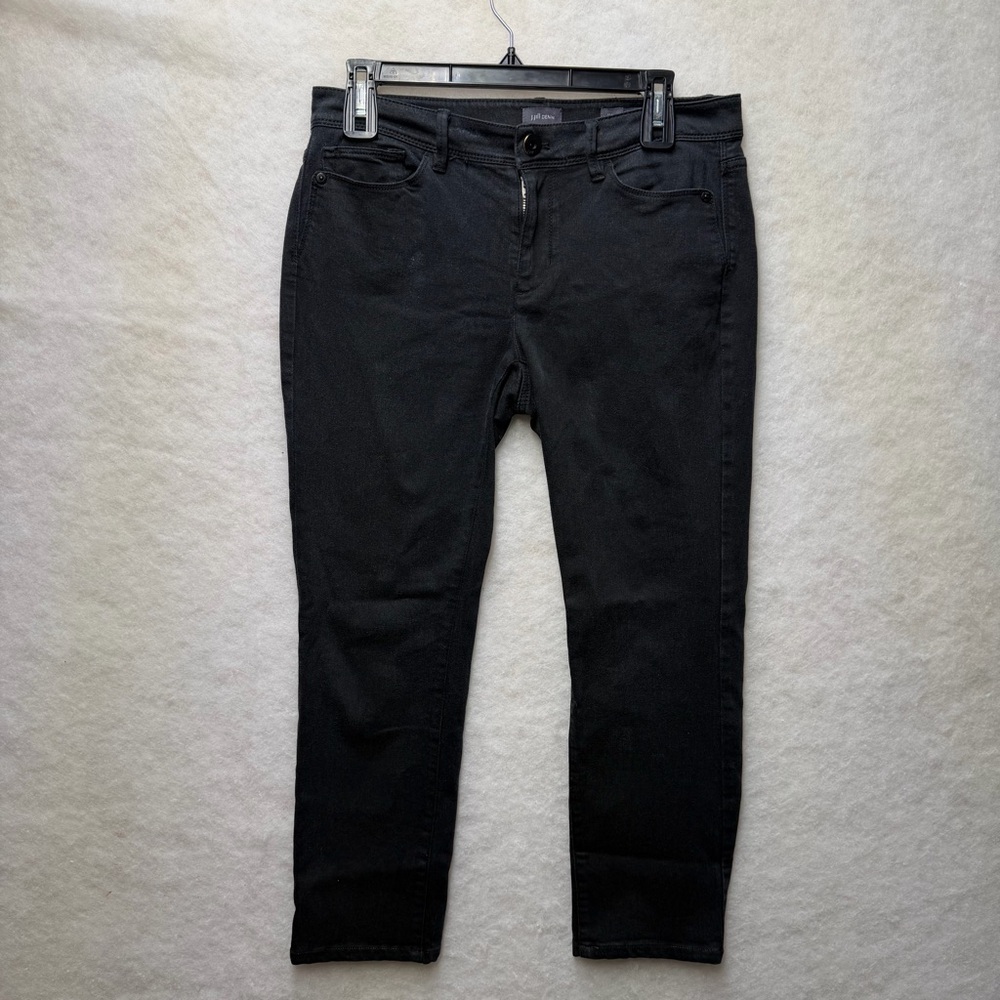 J. Jill Authentic Fit Slim Ankle Pants Womens 6R Black Mid Rise